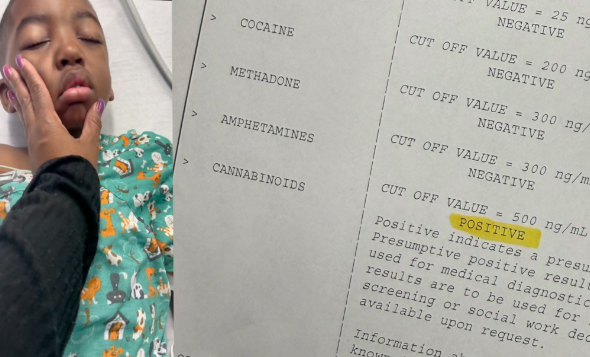 THC 5 year old exposure 