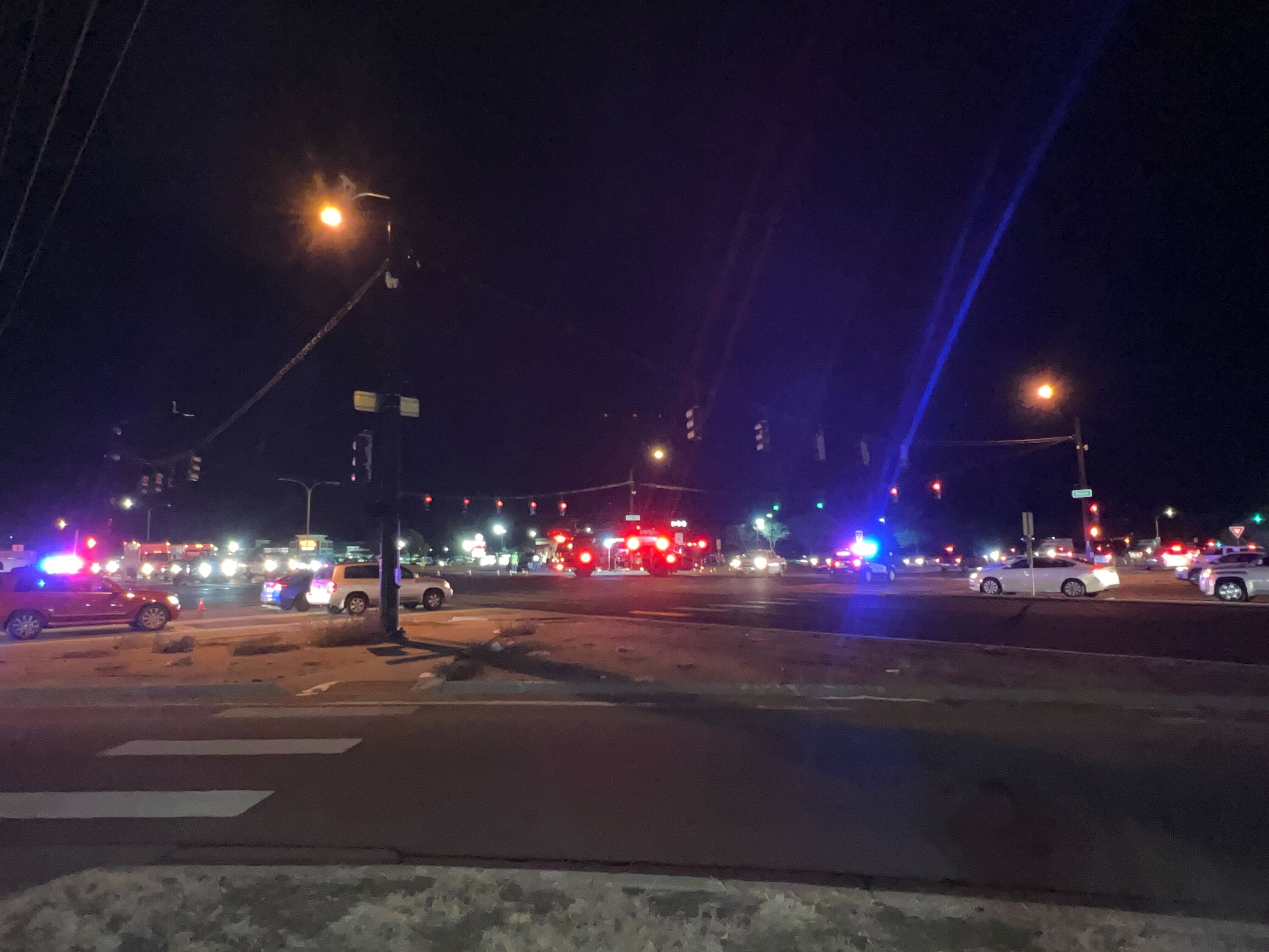 Northbound Powers closed after traffic accident