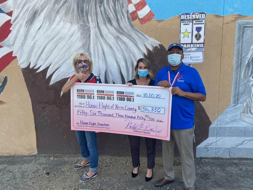 Kern Public Radio donates over $50,000 to Kern County Honor Flight