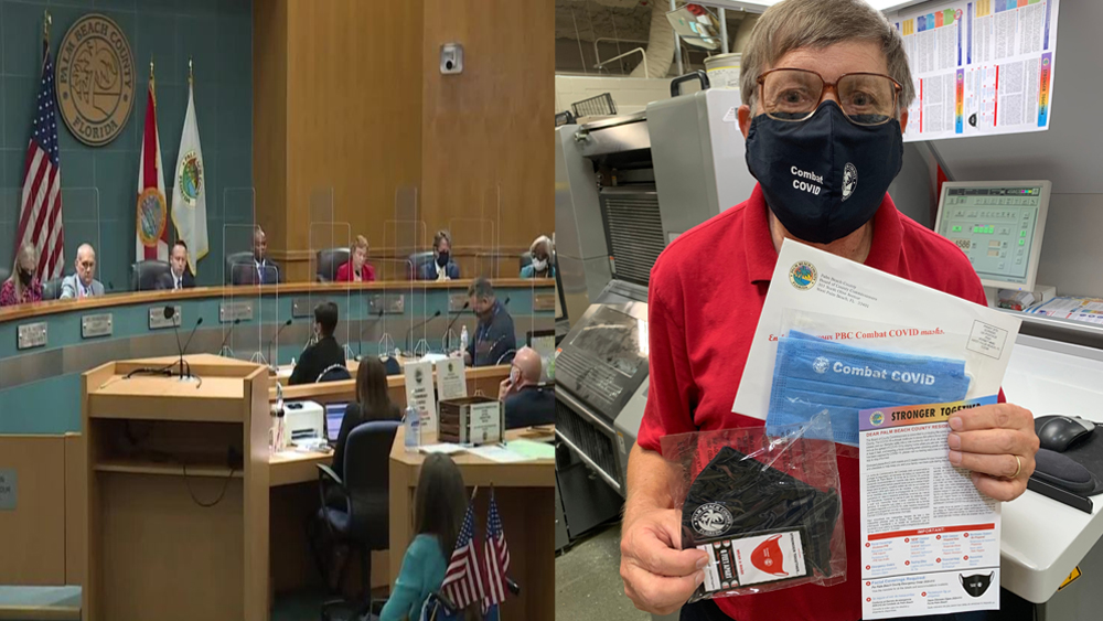 Palm Beach County mails masks to residents