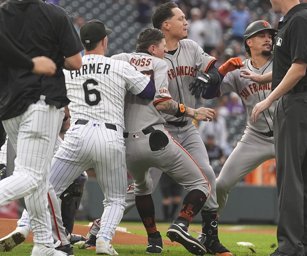 Giants Rockies Baseball