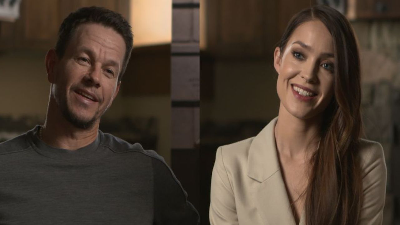 Mark Wahlberg and Rosalind Ross