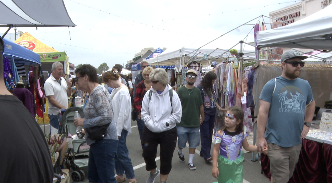 Thousands gathered for the Escondido Street Festival. 