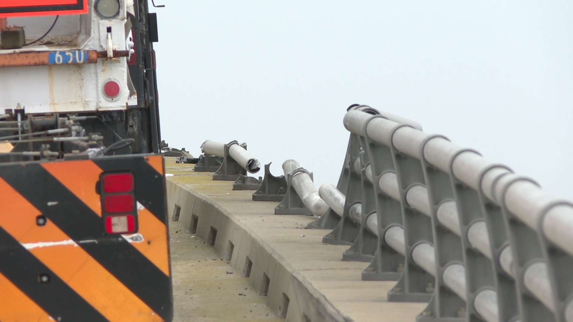 CBBT GUARDRAIL CRASH