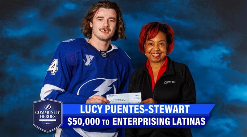 Tampa Bay Lightning Community Hero: Lucy Puentes-Stewart  