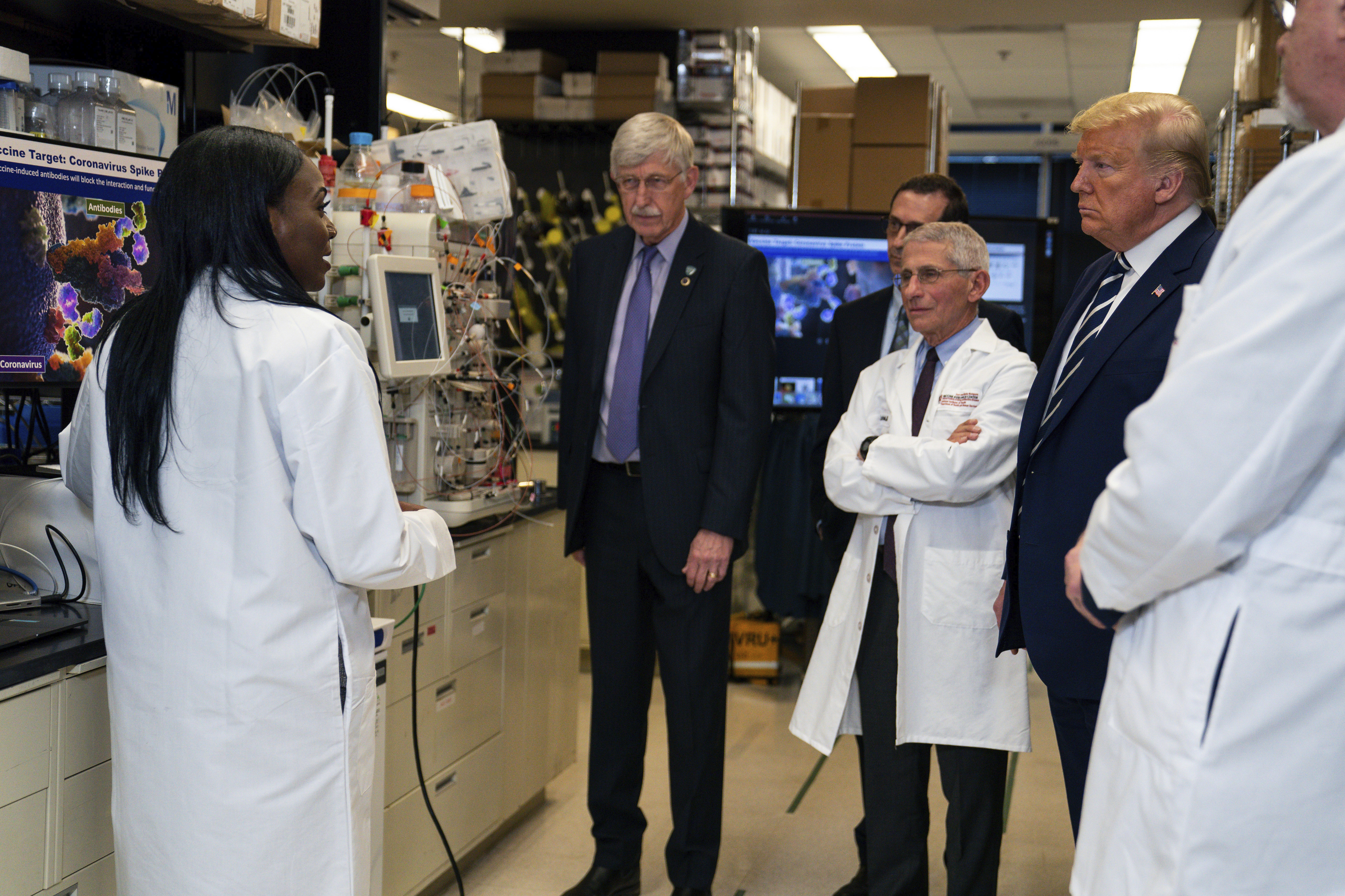 Kizzmekia Corbett NIH Fauci Trump COVID coronavirus