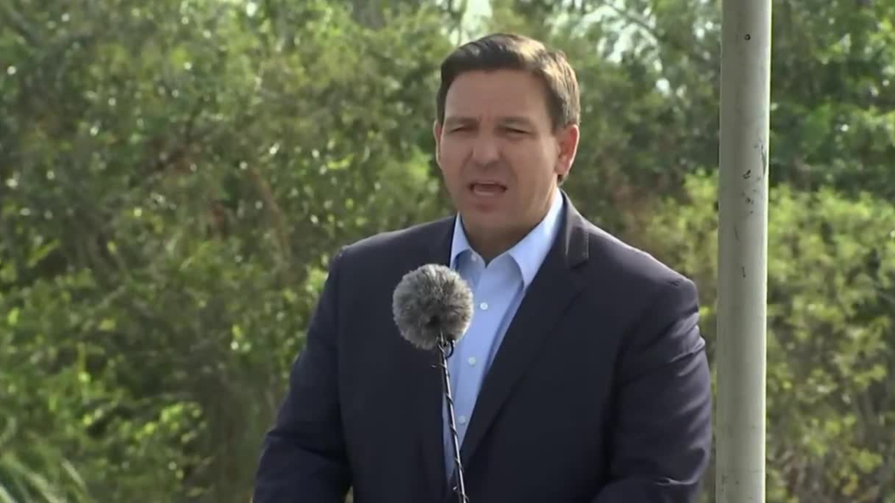 Florida Gov. Ron DeSantis holds a news conference at the Shark Valley Visitor Center in Miami on Aug. 3, 2021.jpg