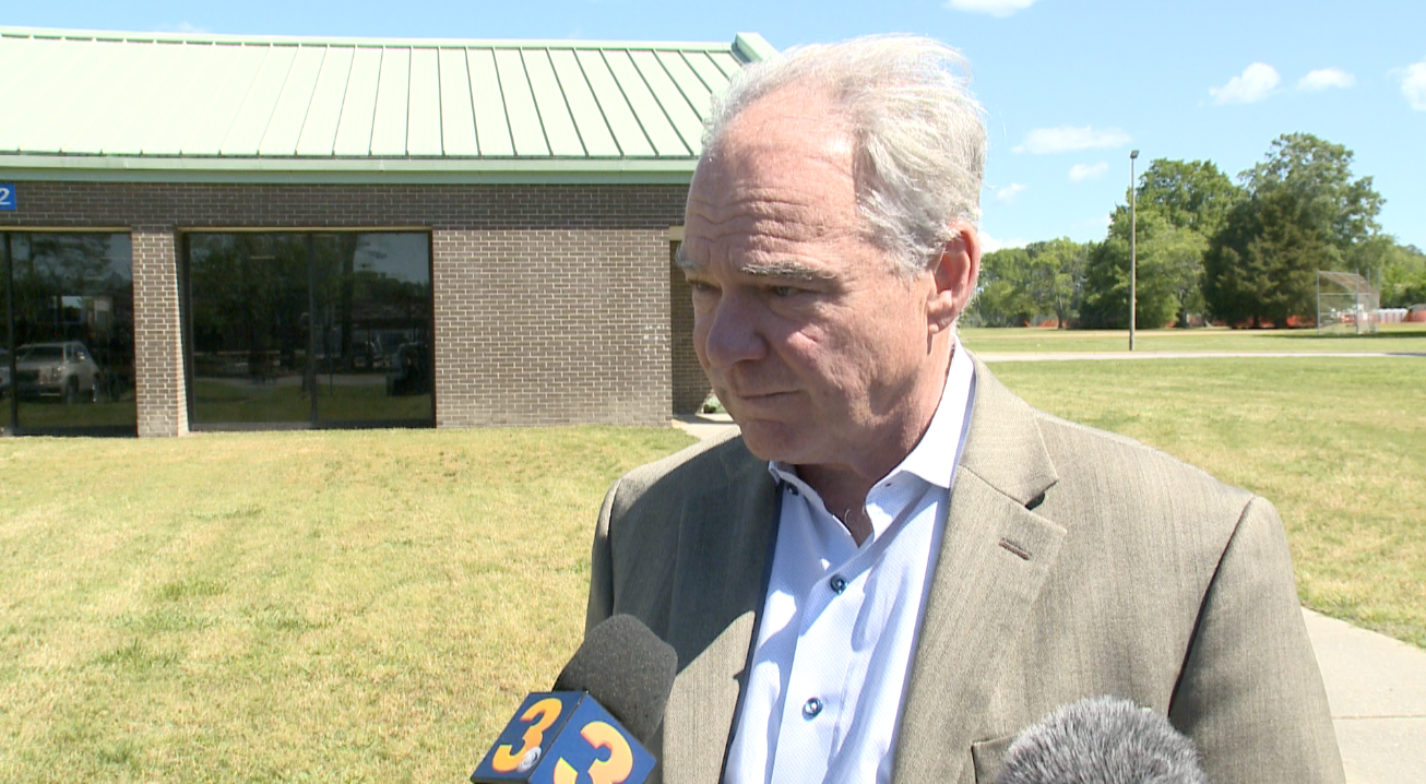 Senator Tim Kaine at NAS Oceana