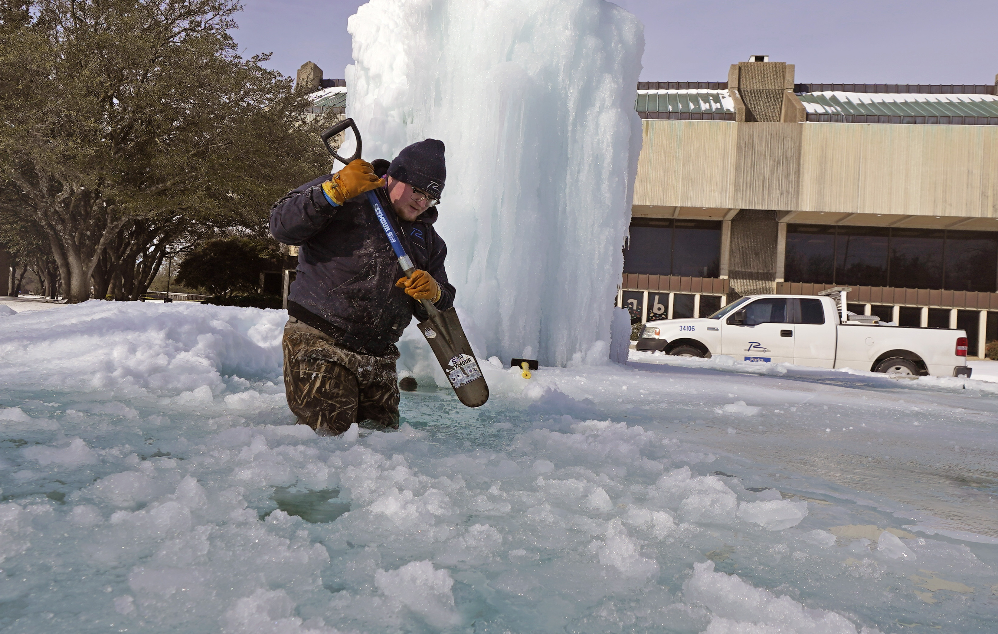 APTOPIX Winter Weather Texas