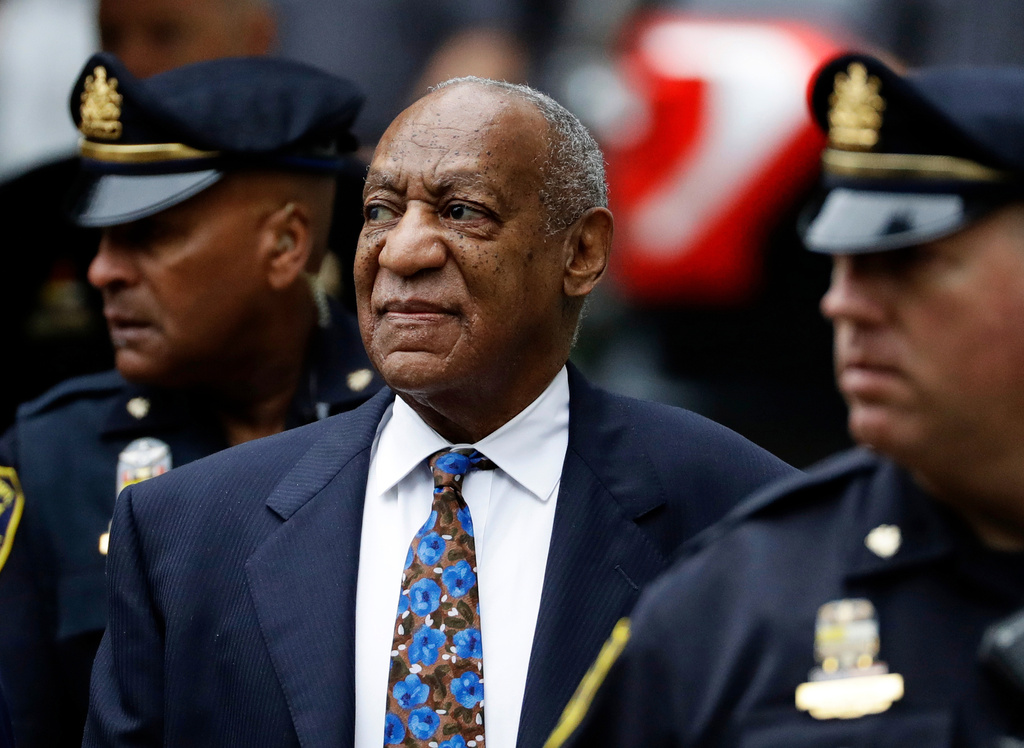 Bill Cosby arrives for his sentencing hearing at the Montgomery County Courthouse in Norristown, Pa., on Sept. 24, 2018. 