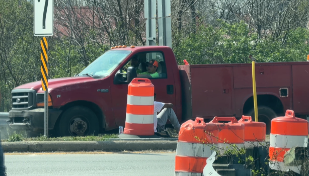 pedestrian on interstate ramp