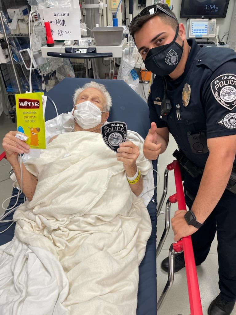 ECPD Officer helps crash victim celebrate birthday