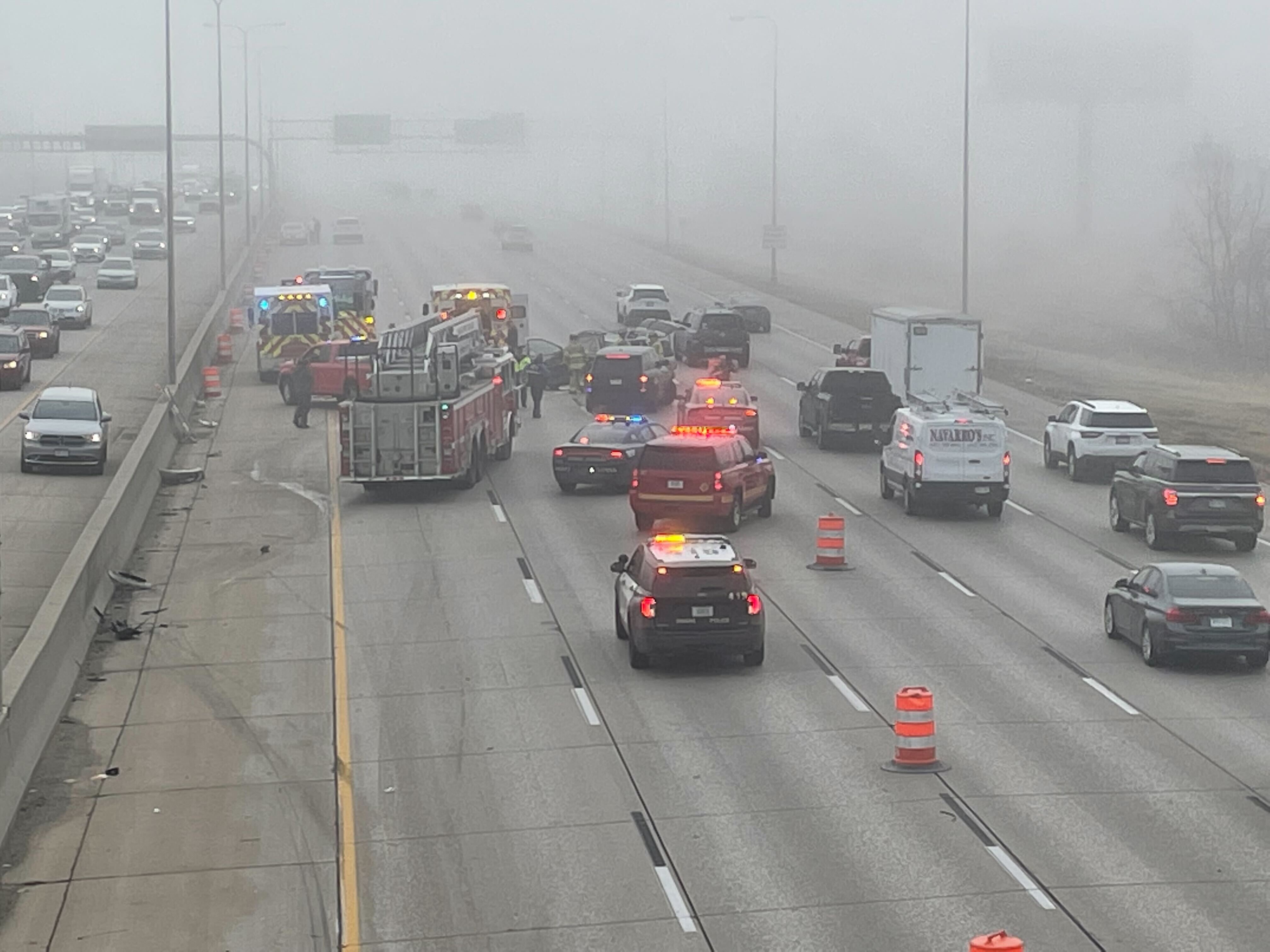 I80 Eastbound crash