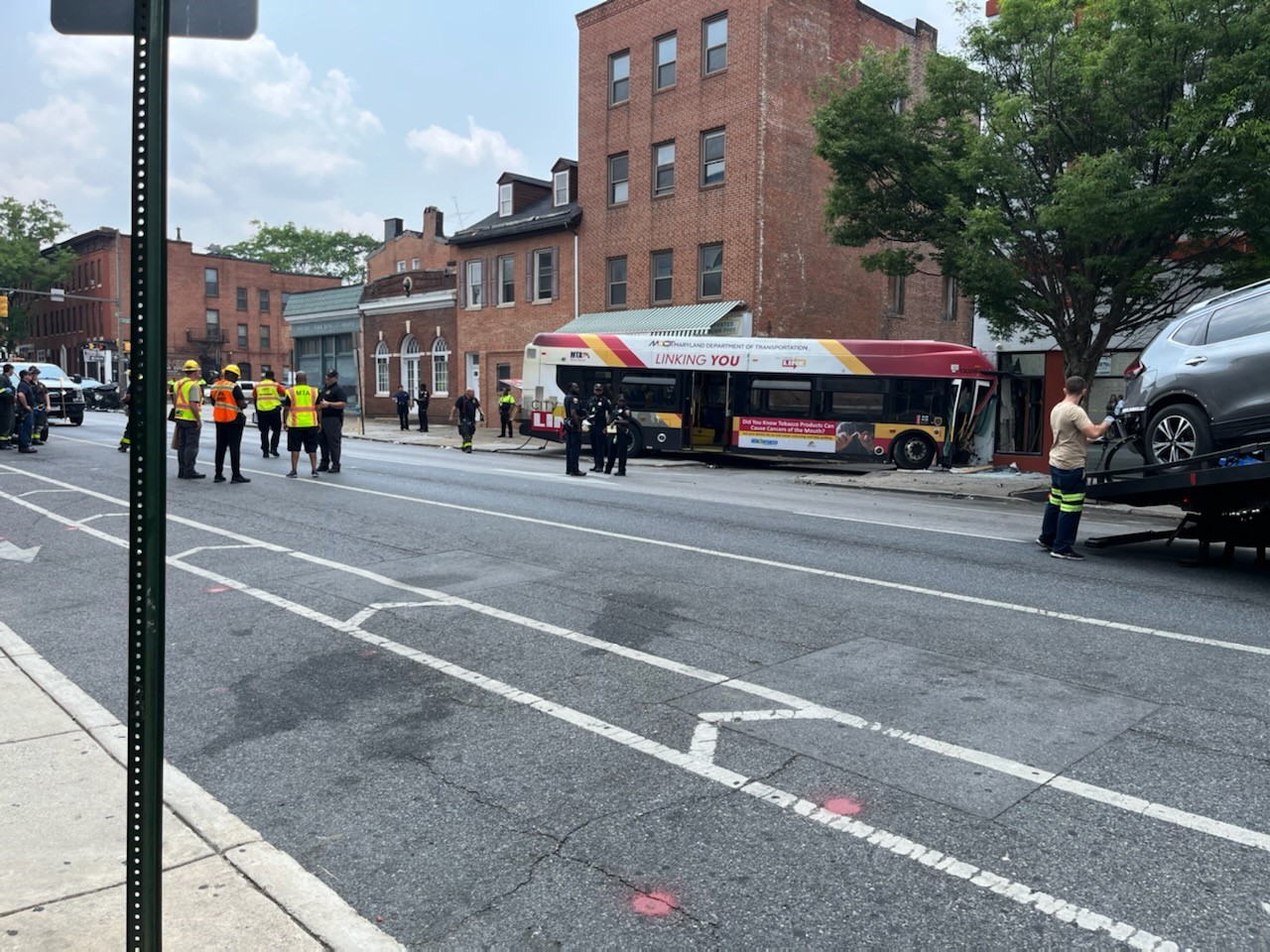 MTA bus crashed 