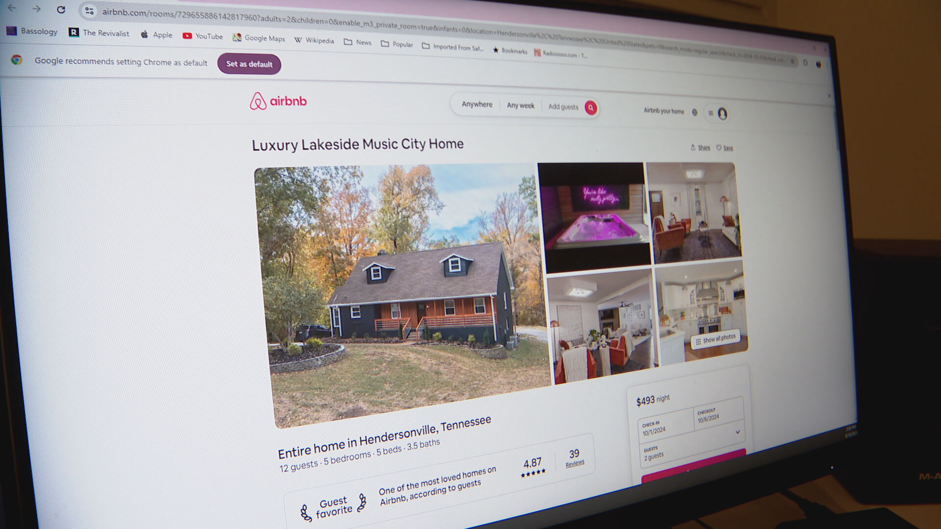 Airbnb of illegal home 