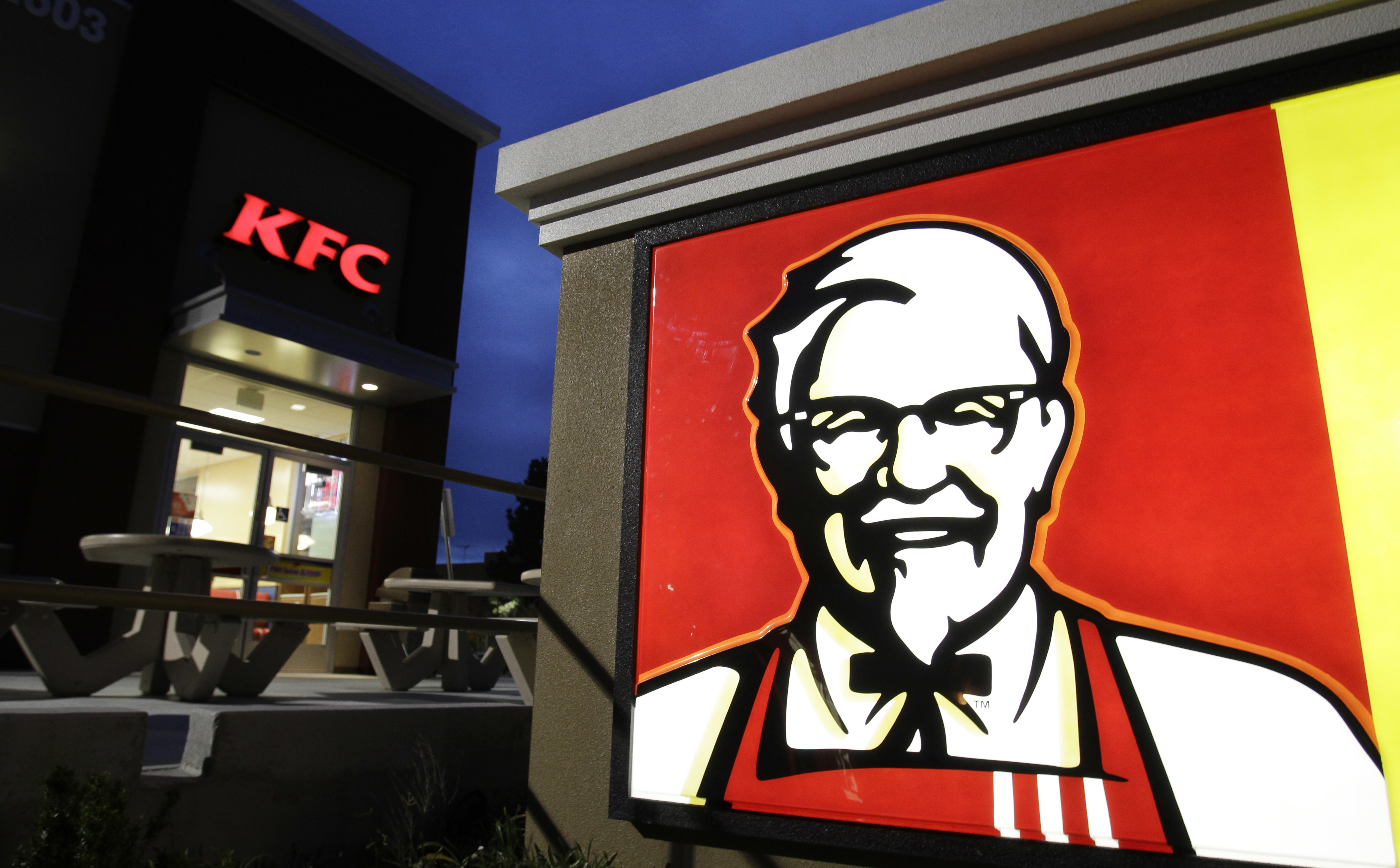 KFC sign in California