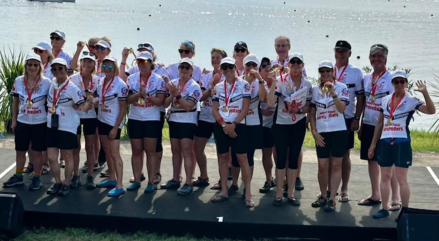 Central Coast Surviveoars at the Club Crew World Championships