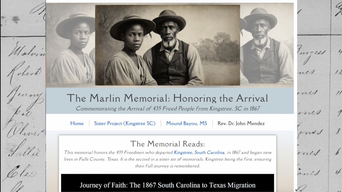 Marlin Memorial Honoring the Arrival