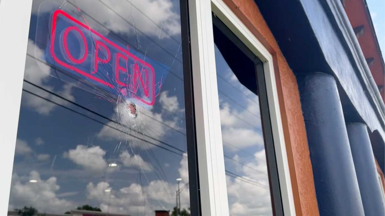 A shooting damaged the Sugar and Spice Restaurant in Fort Pierce on July 20, 2026.