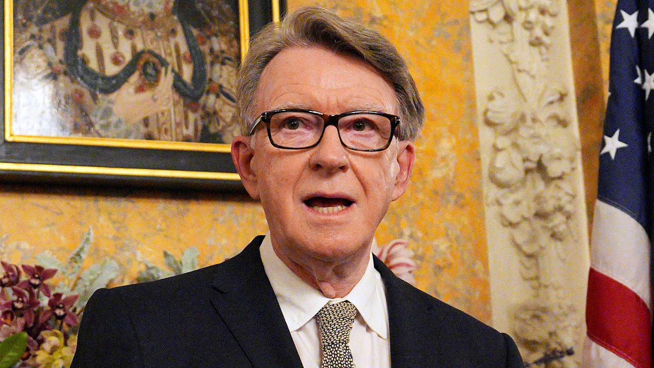 Peter Mandelson was fired as the UK's ambassador to the U.S. on Sept. 11, 2025. **This image is for use with this specific article only** 