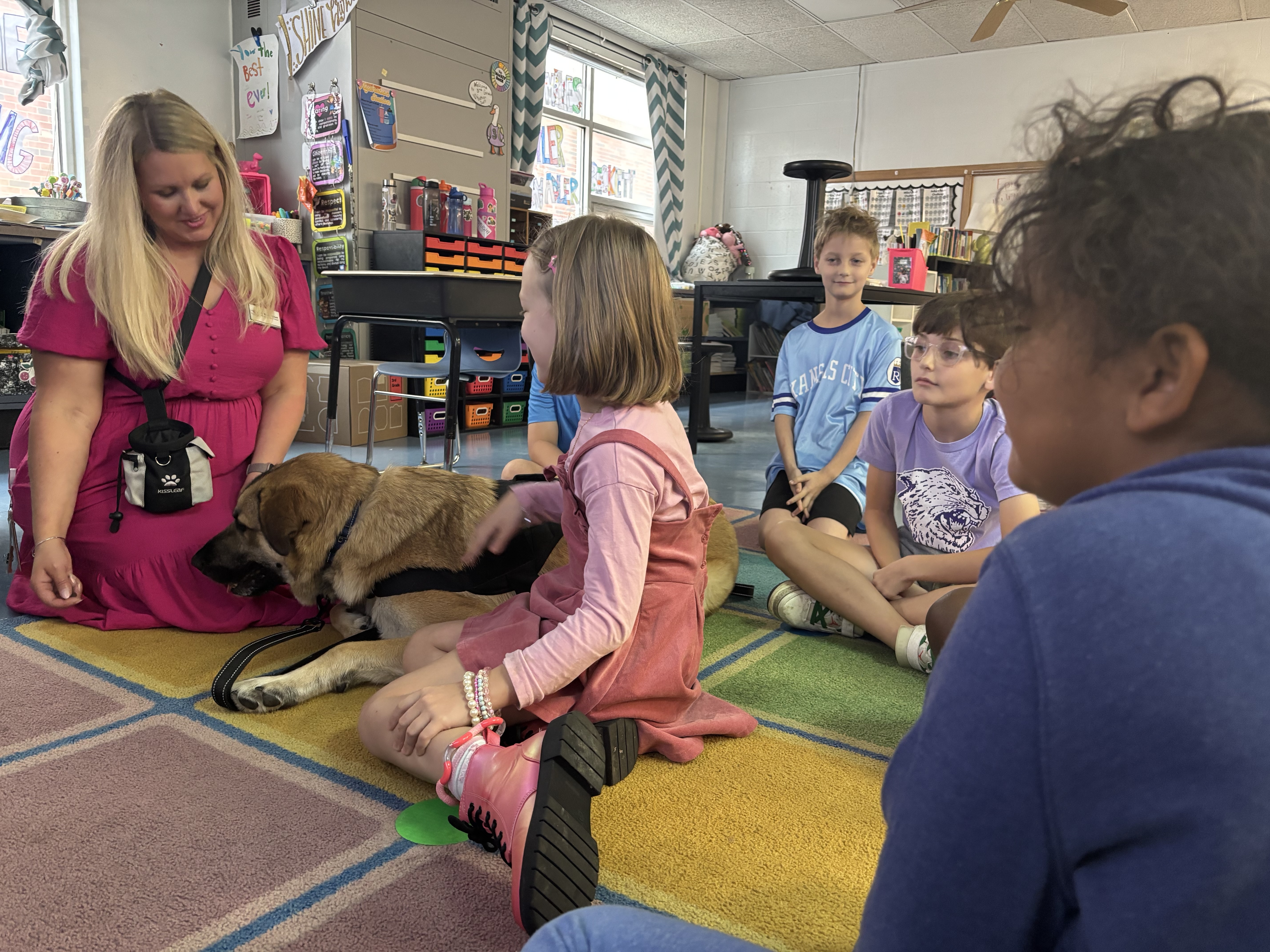 Red Bridge students and Velcro
