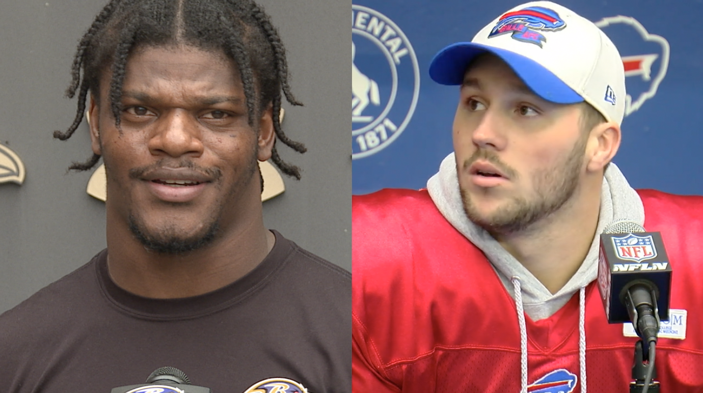 Lamar Jackson and Josh Allen