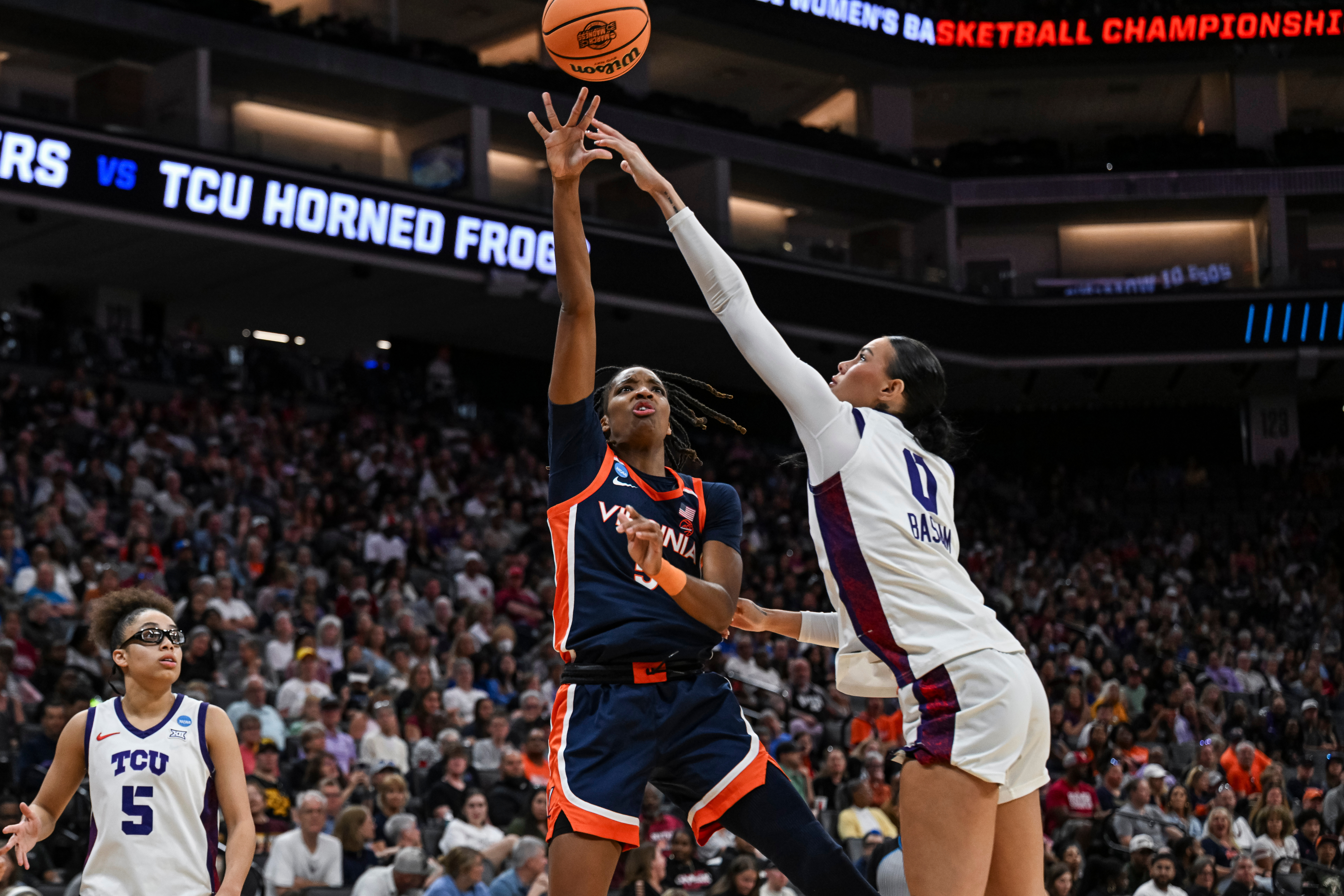 NCAA Virginia TCU Basketball