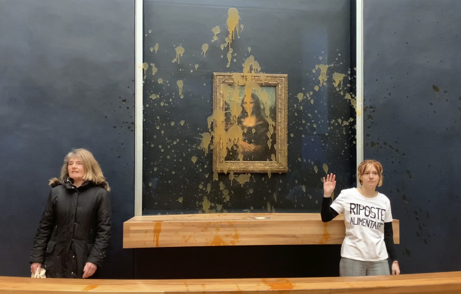 France Farmers Protest Mona Lisa