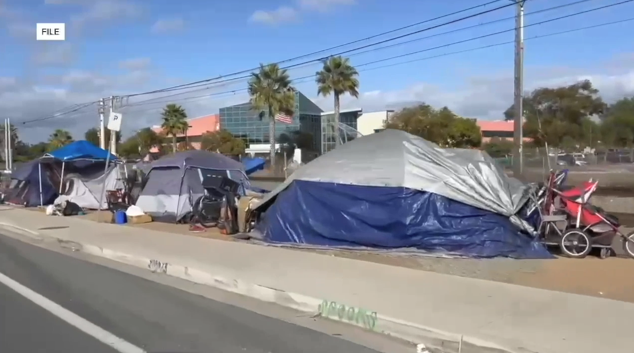 homeless encampment in san diego