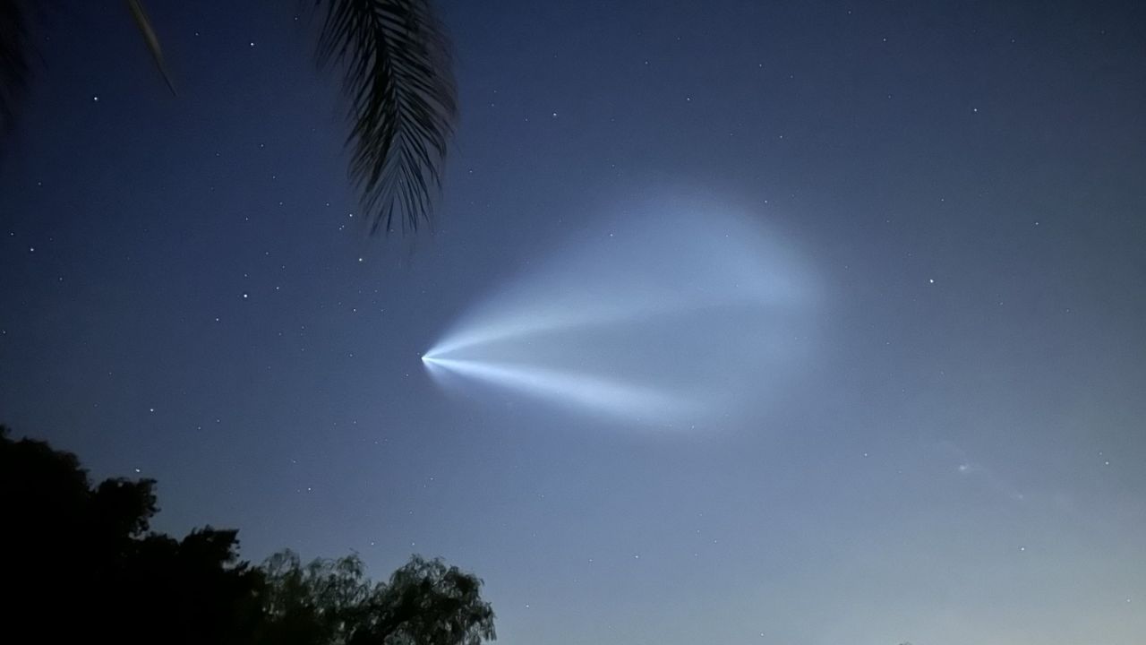 viewer photo of falcon 9 space x launch