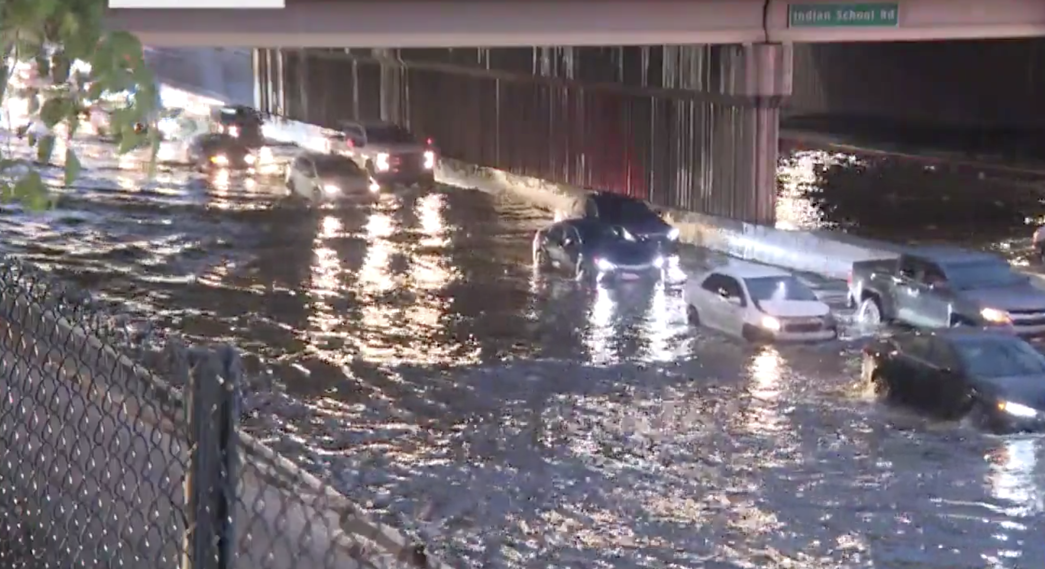 I-17 at Camelback Flooding 8-4-22