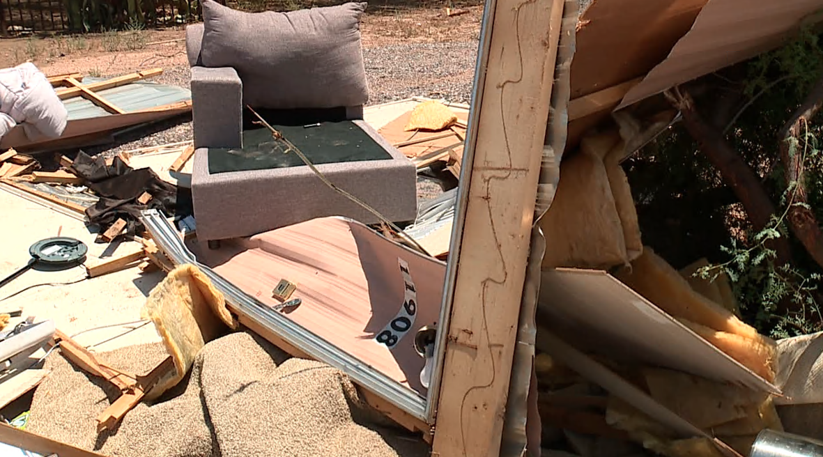 Salt River area homes destroyed by microburst 