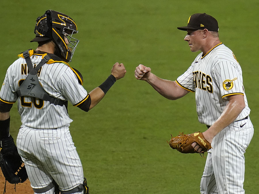 Pirates Padres Baseball austin nola mark melancon