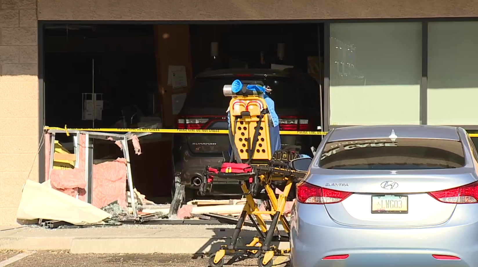 SUV in building 6-21-25