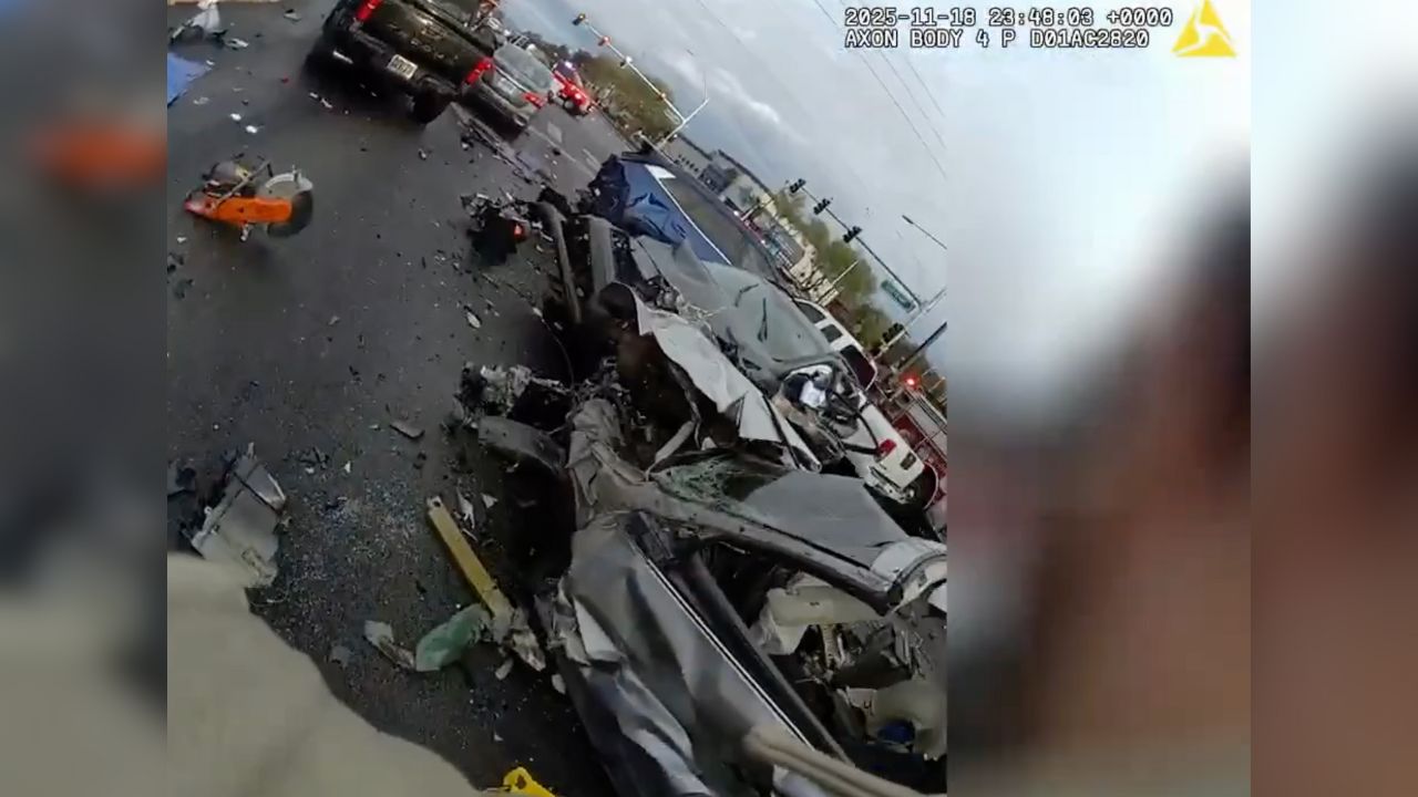 12-car crash body camera video