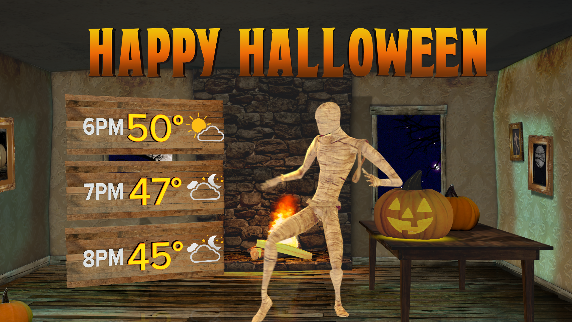 Trick-or-treat forecast
