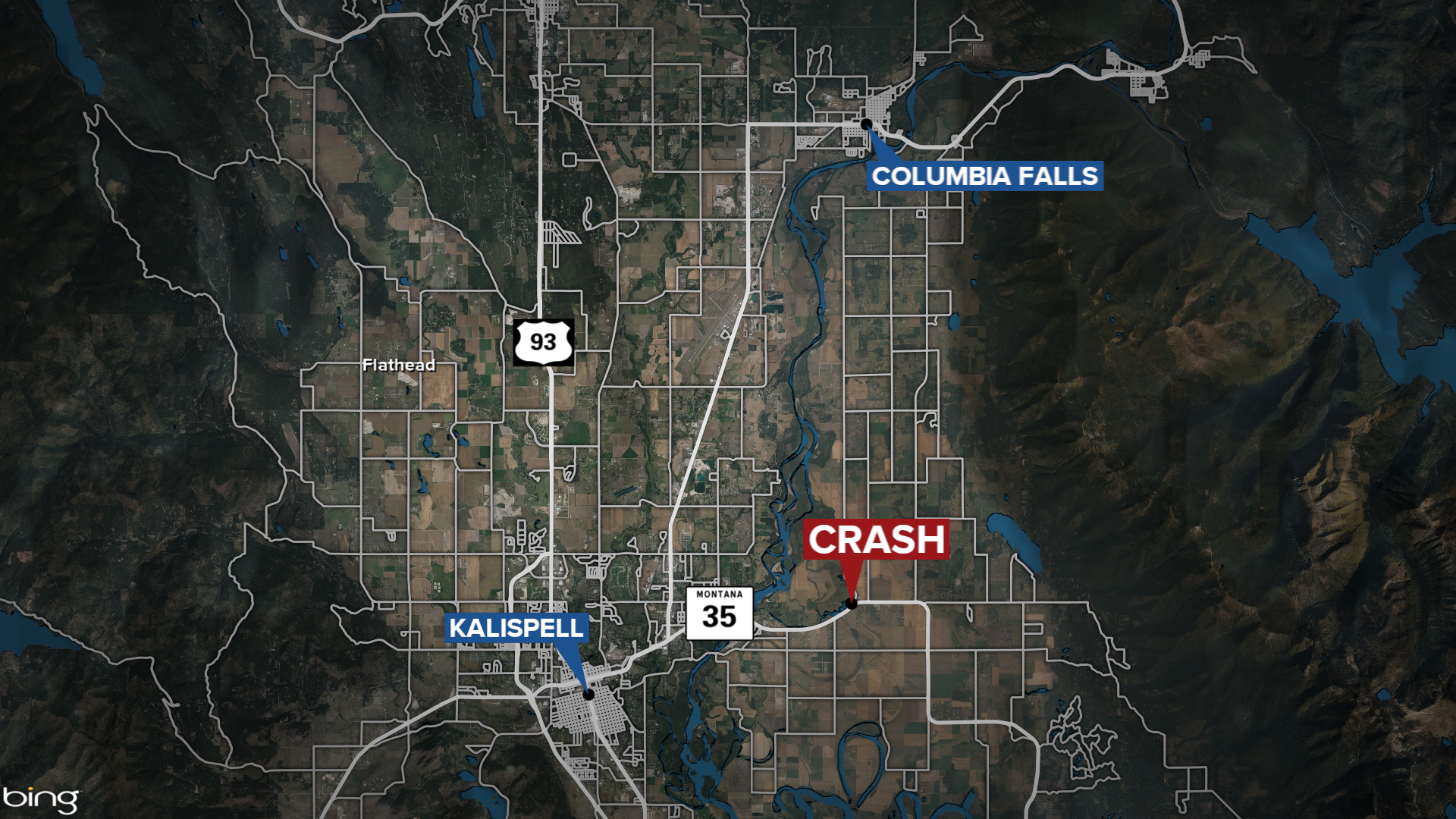 Columbia Falls man dies in Flathead County crash