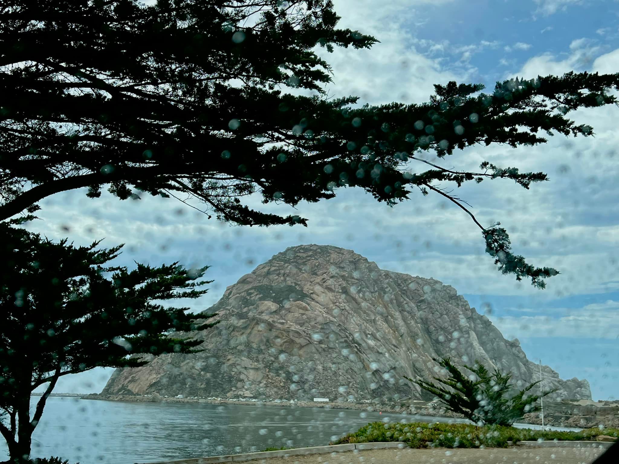 Rain in Morro Bay on Monday July 18th