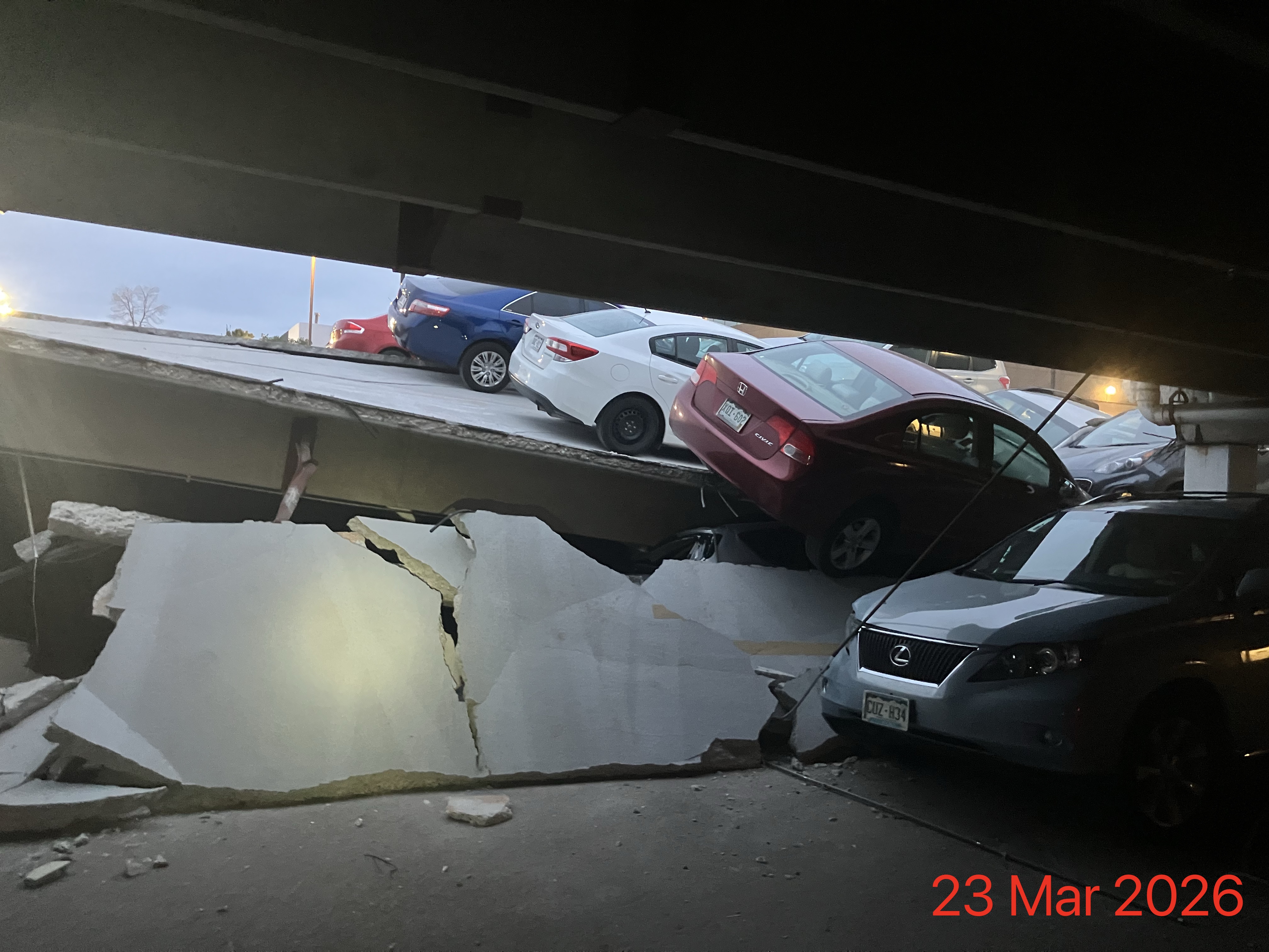 Denver parking garage collapse