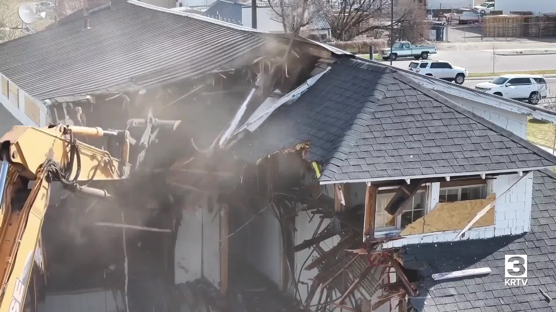 Demolition begins on crime-ridden apartments in Billings