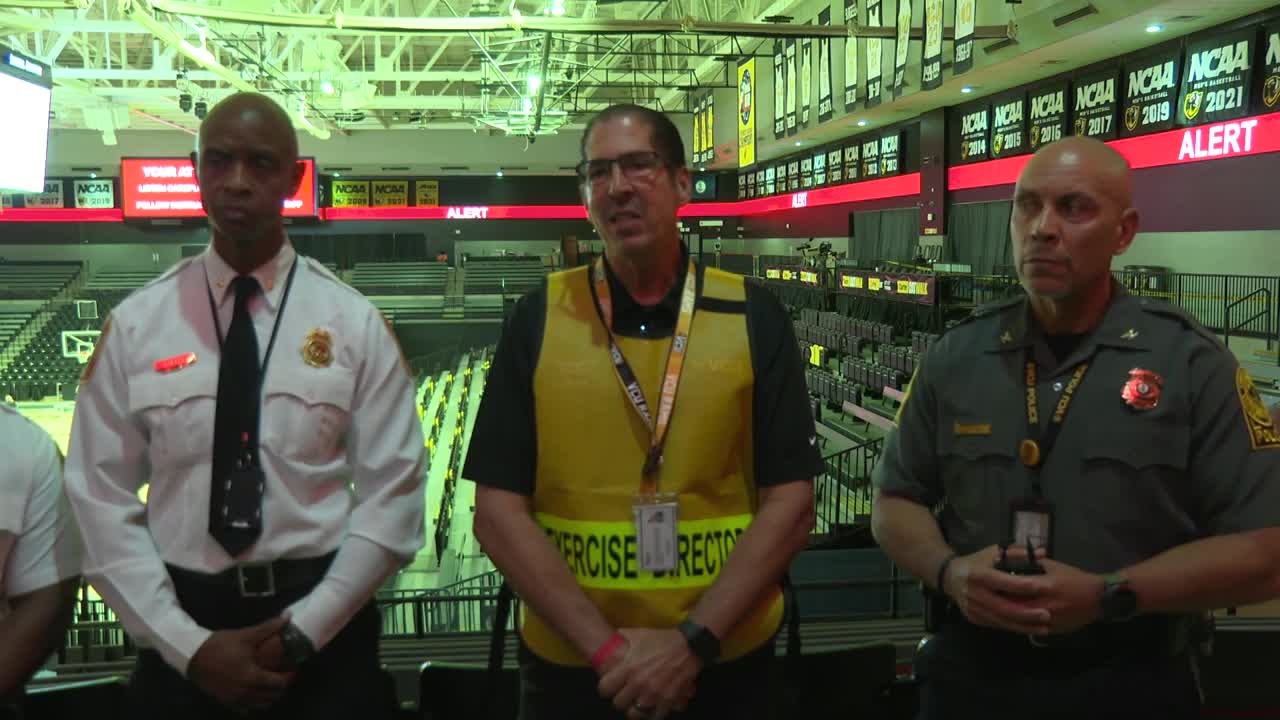 First Responders Drill Mass Casualty Incident at VCU’s Siegel Center