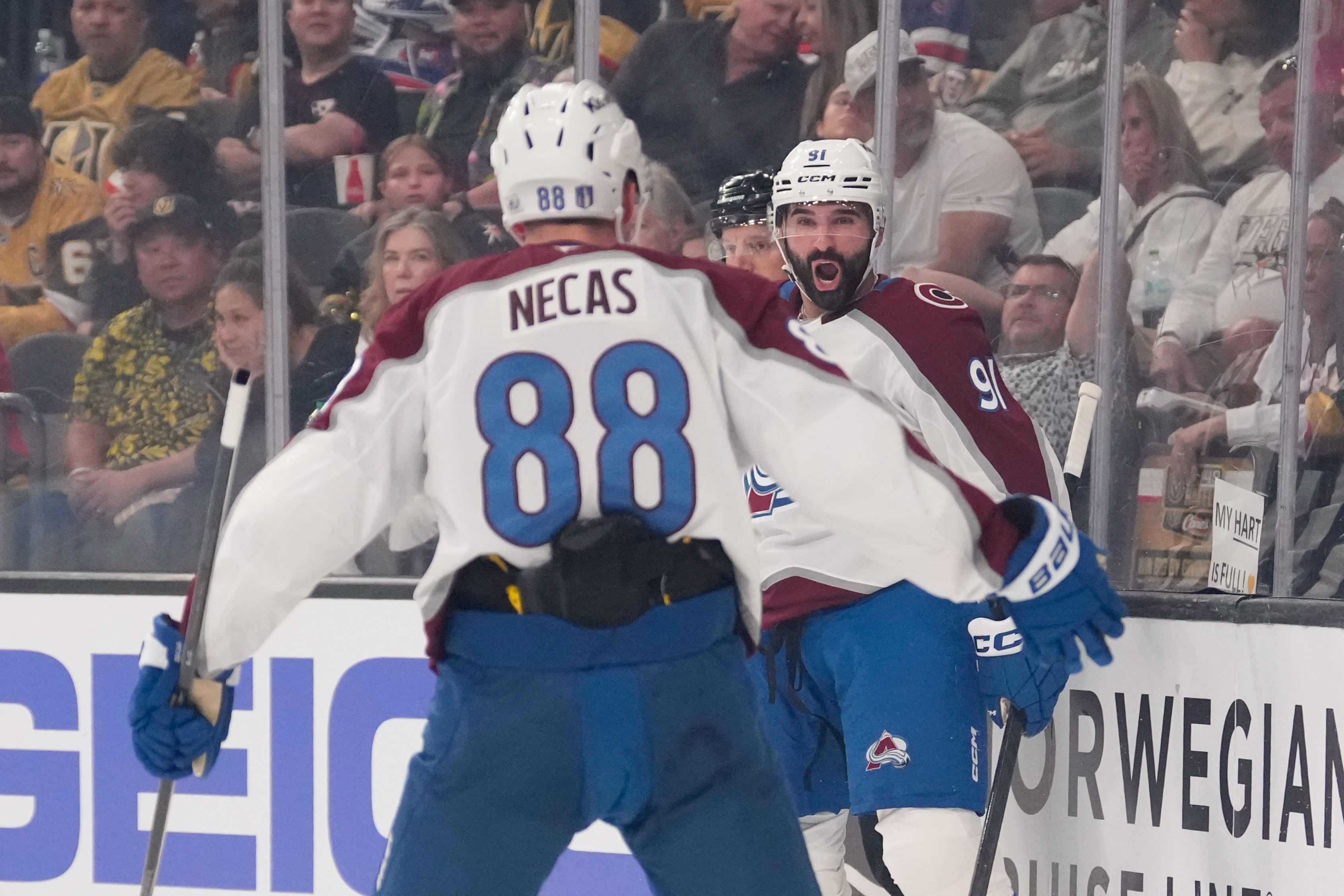 Avalanche Golden Knights Hockey
