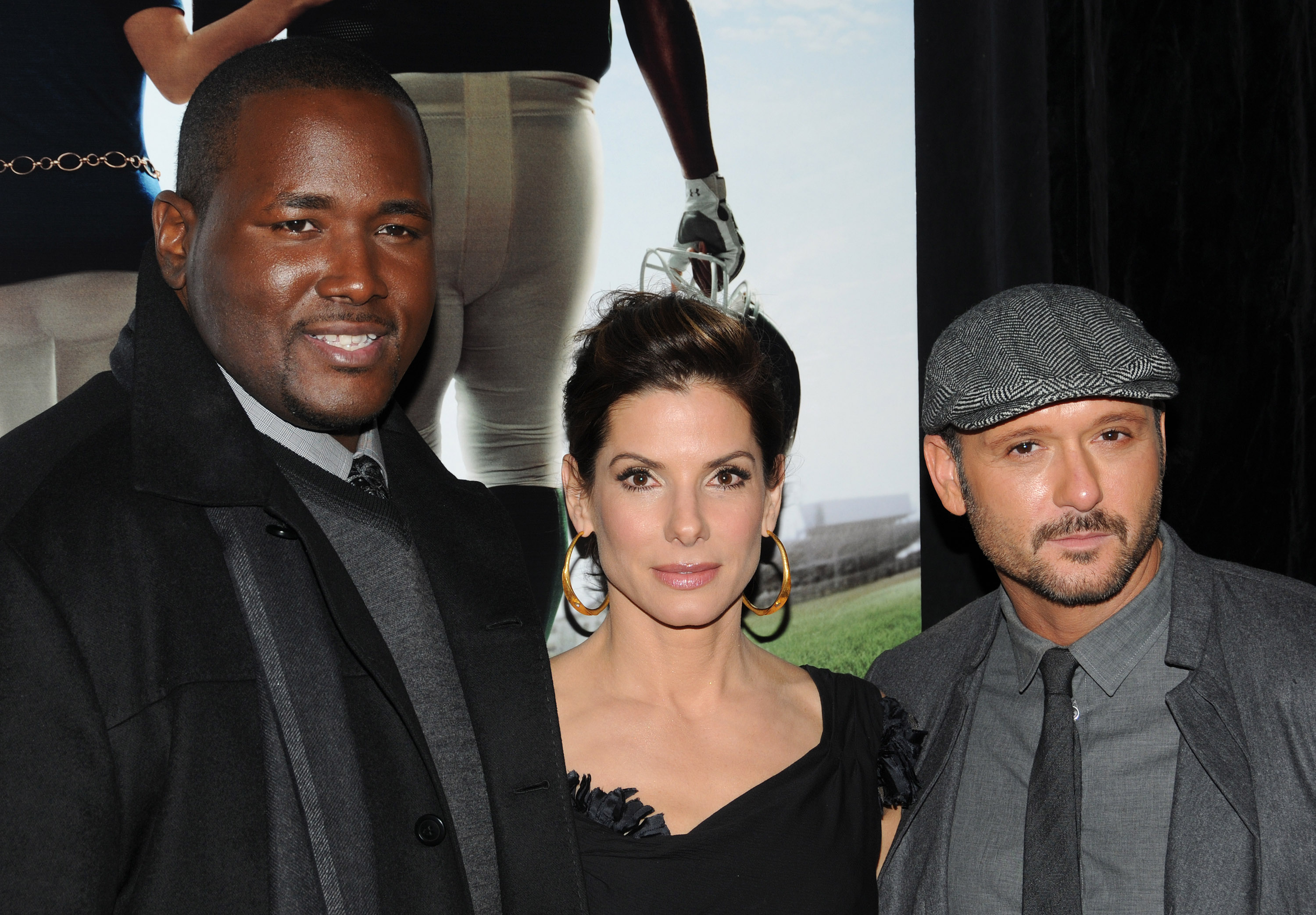 Quinton Aaron, Sandra Bullock, Tim McGraw