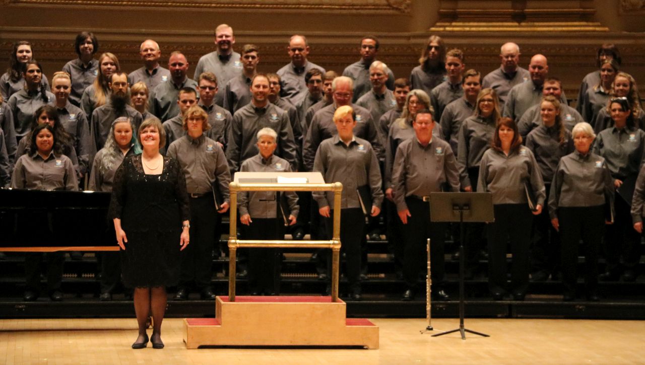 Great Falls College’s choir