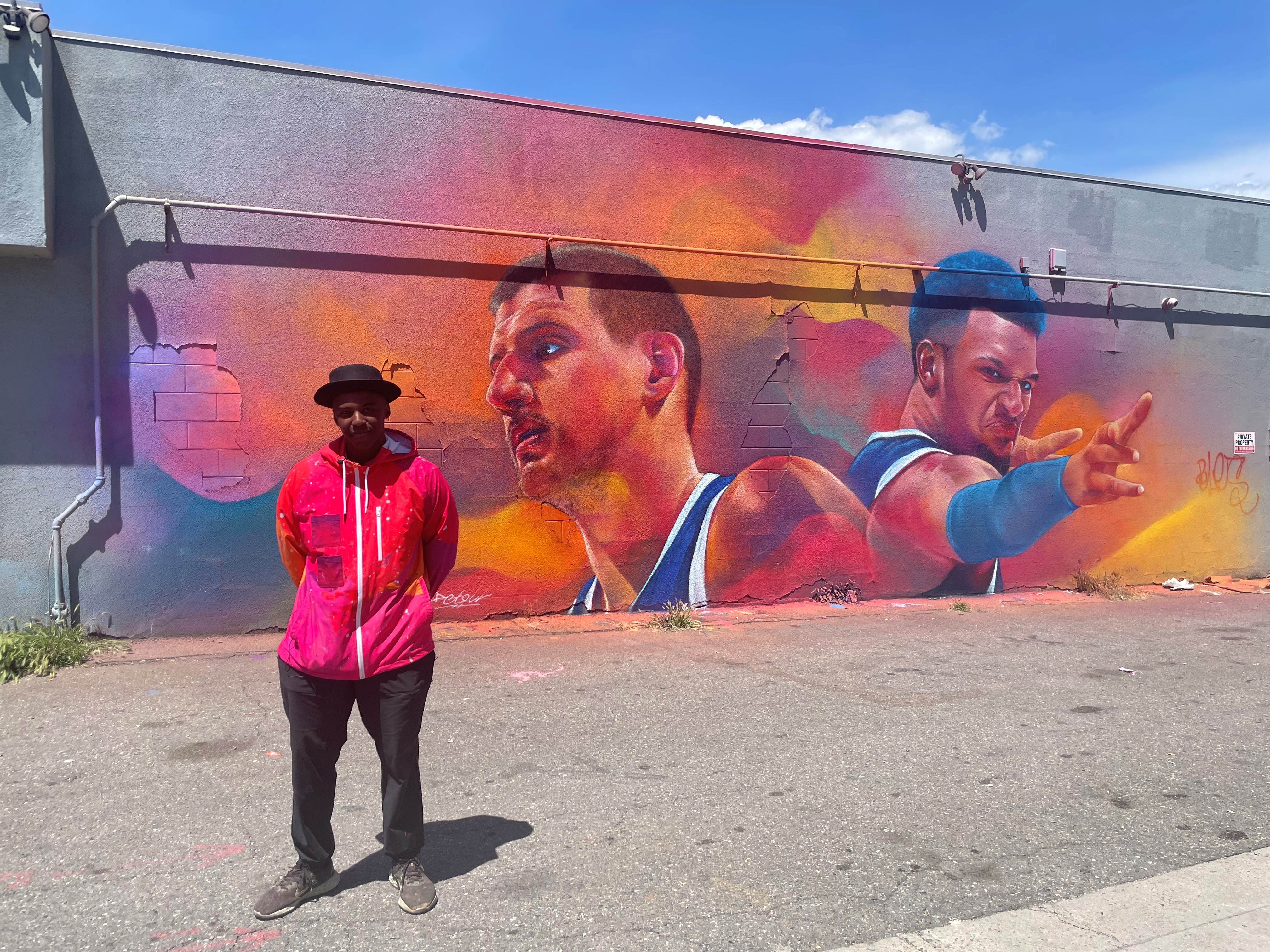 NUGGETS MURAL 