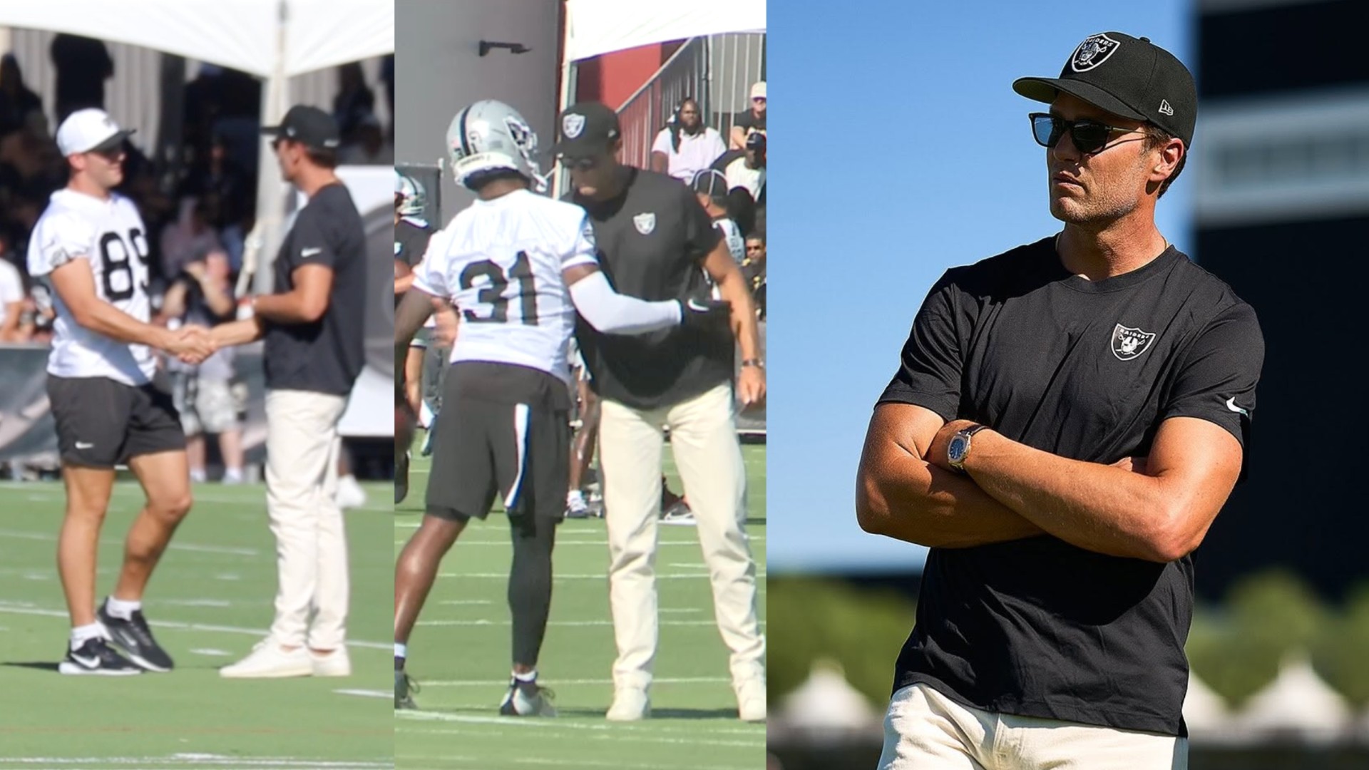 Tom Brady Raiders Training Camp