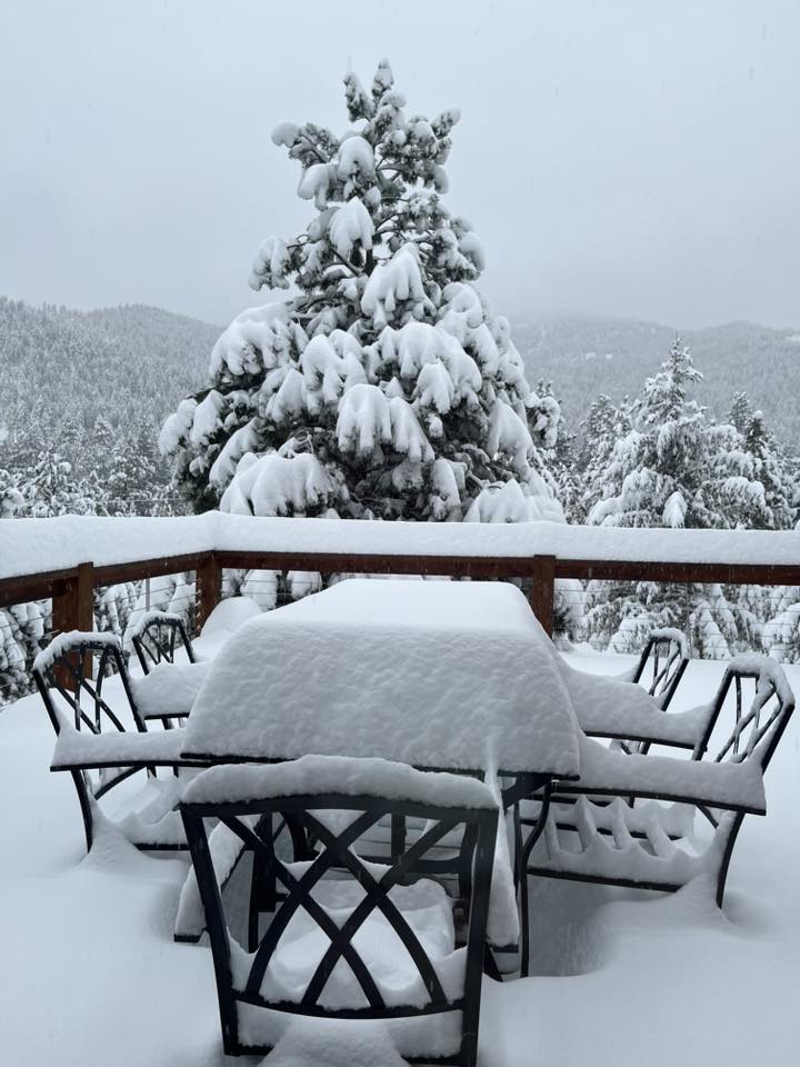 Snow south of Helena