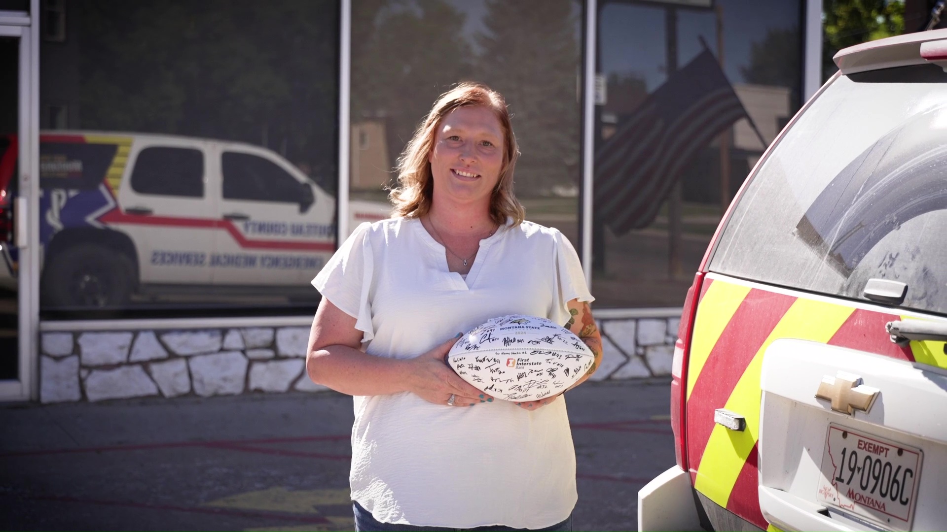 Amber Jenson, operations chief for Fort Benton and Geraldine Community Ambulance