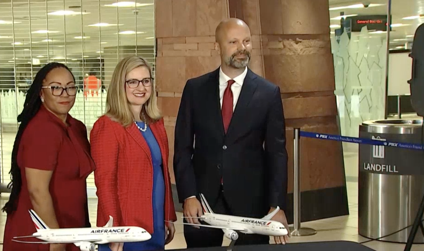 Kate Gallego announces Phoenix to Paris direct flight 