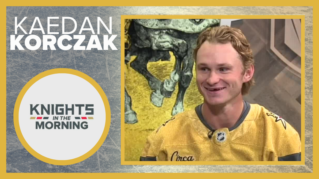 Knights in the Morning: Defenseman Kaedan Korczak reflects on small-town roots, hockey upbringing in Canada